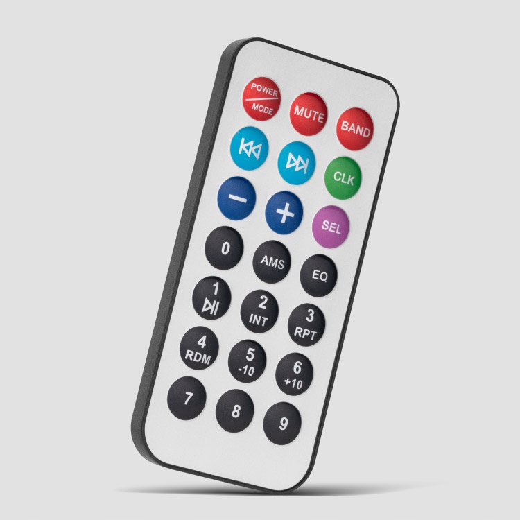 Radio samochodowe Bluetooth USB SD AUX 7 kolorów