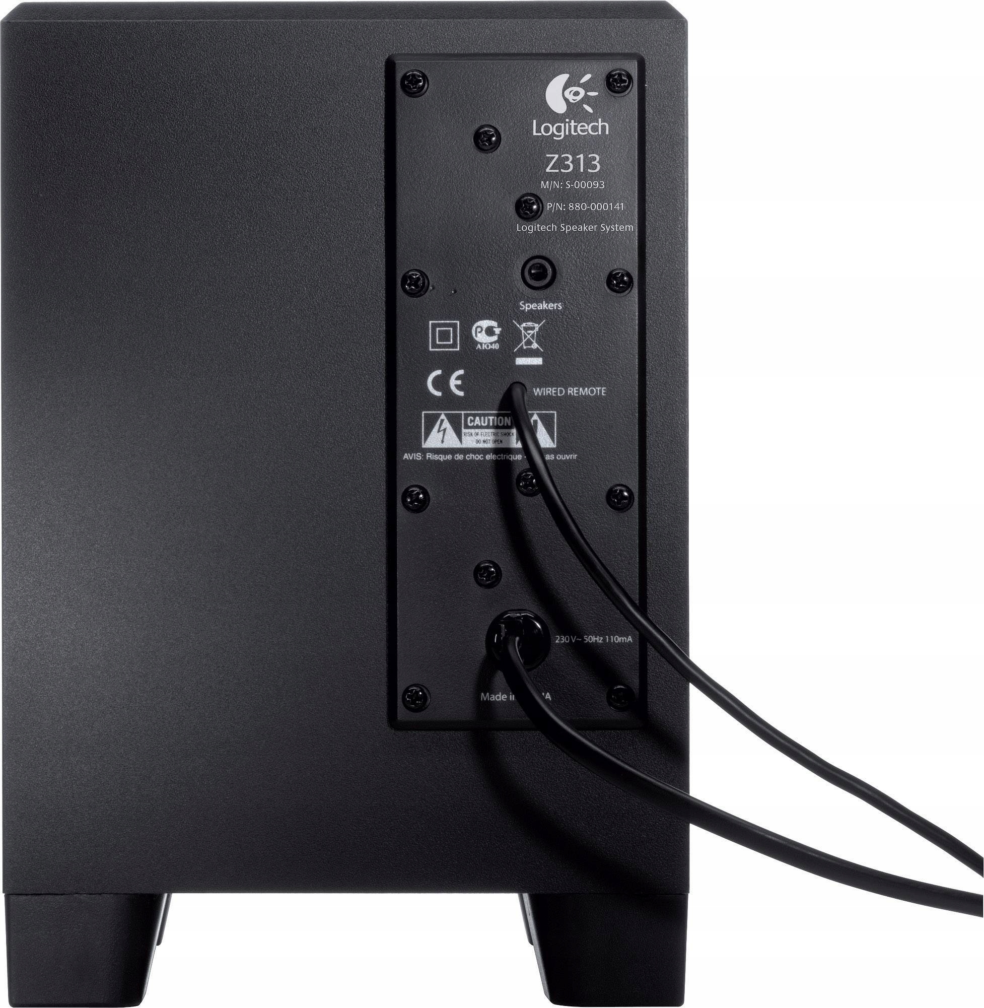 Głośniki Komputerowe 2.1 Subwoofer Logitech