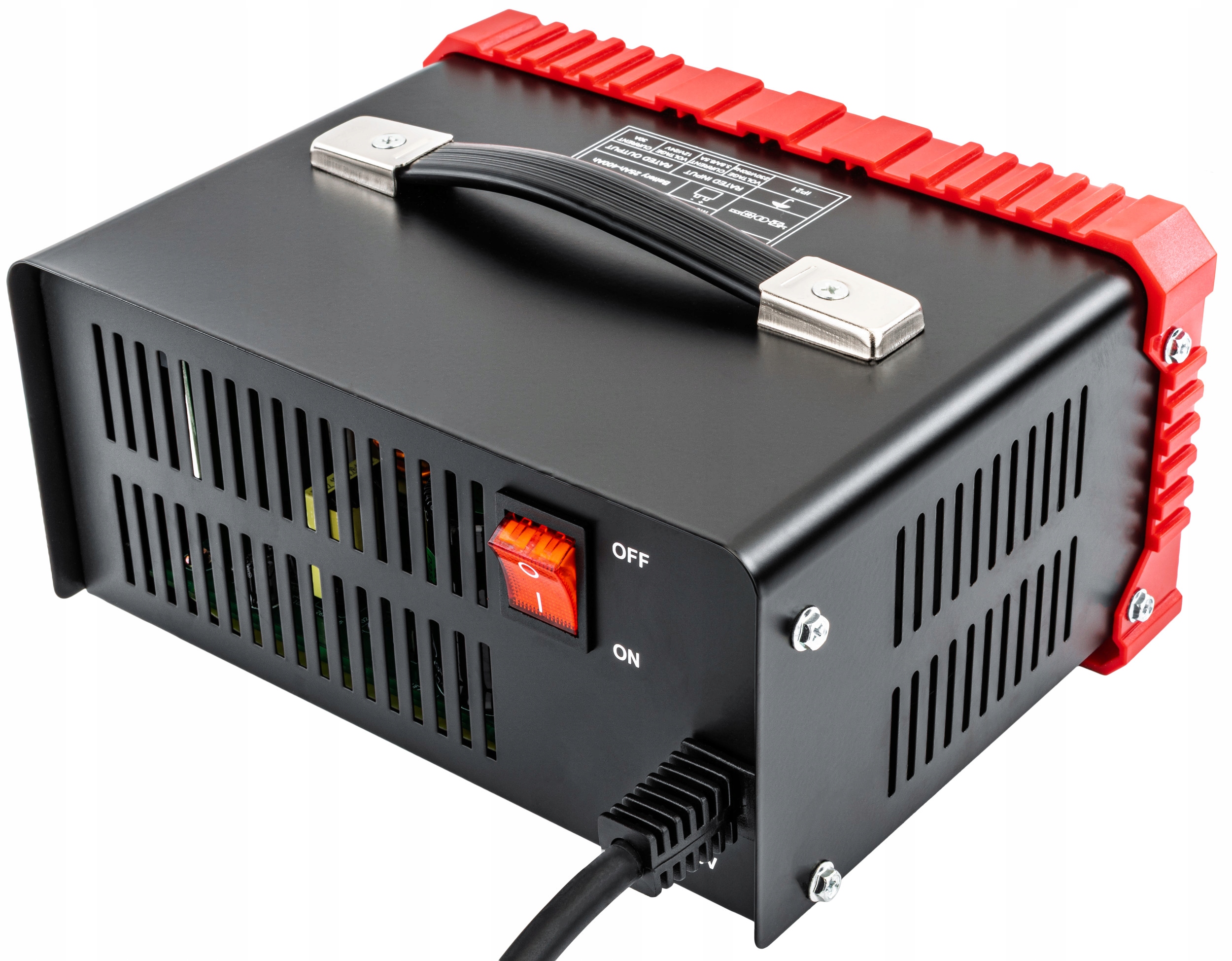 Prostownik INWERTOROWY akumulatorowy 12/24V Z ROZRUCHEM 180A ładowarka 30A