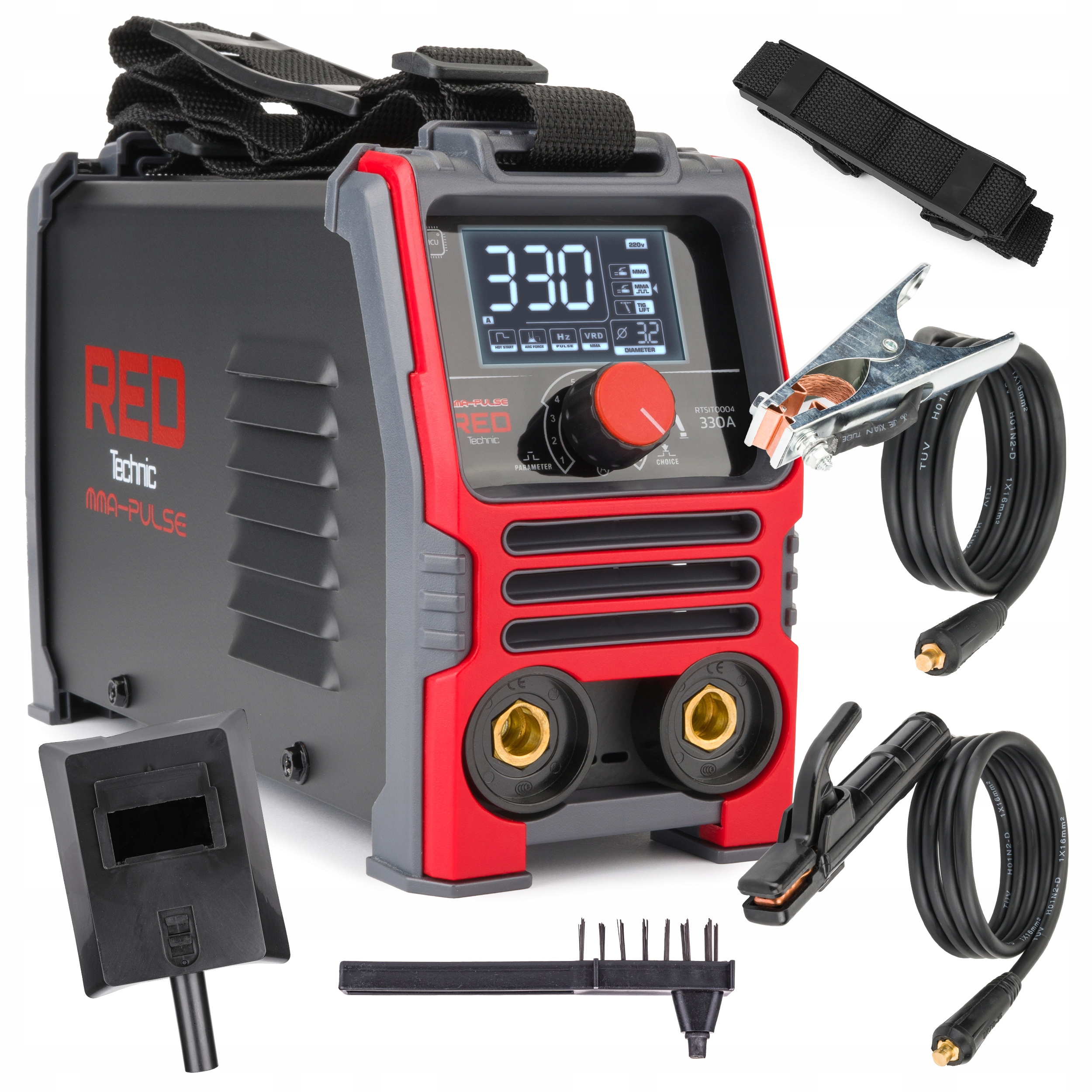 Spawarka INWERTOROWA LCD regulacja TIG MMA 330 A