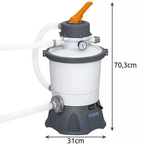 Pompa do basenu PIASKOWA 3028 l/h FILTR Bestway 85 W