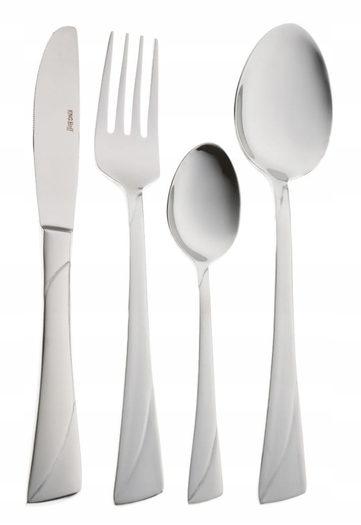 Sztućce Satynowane w Walizce 72 ele 12 osób