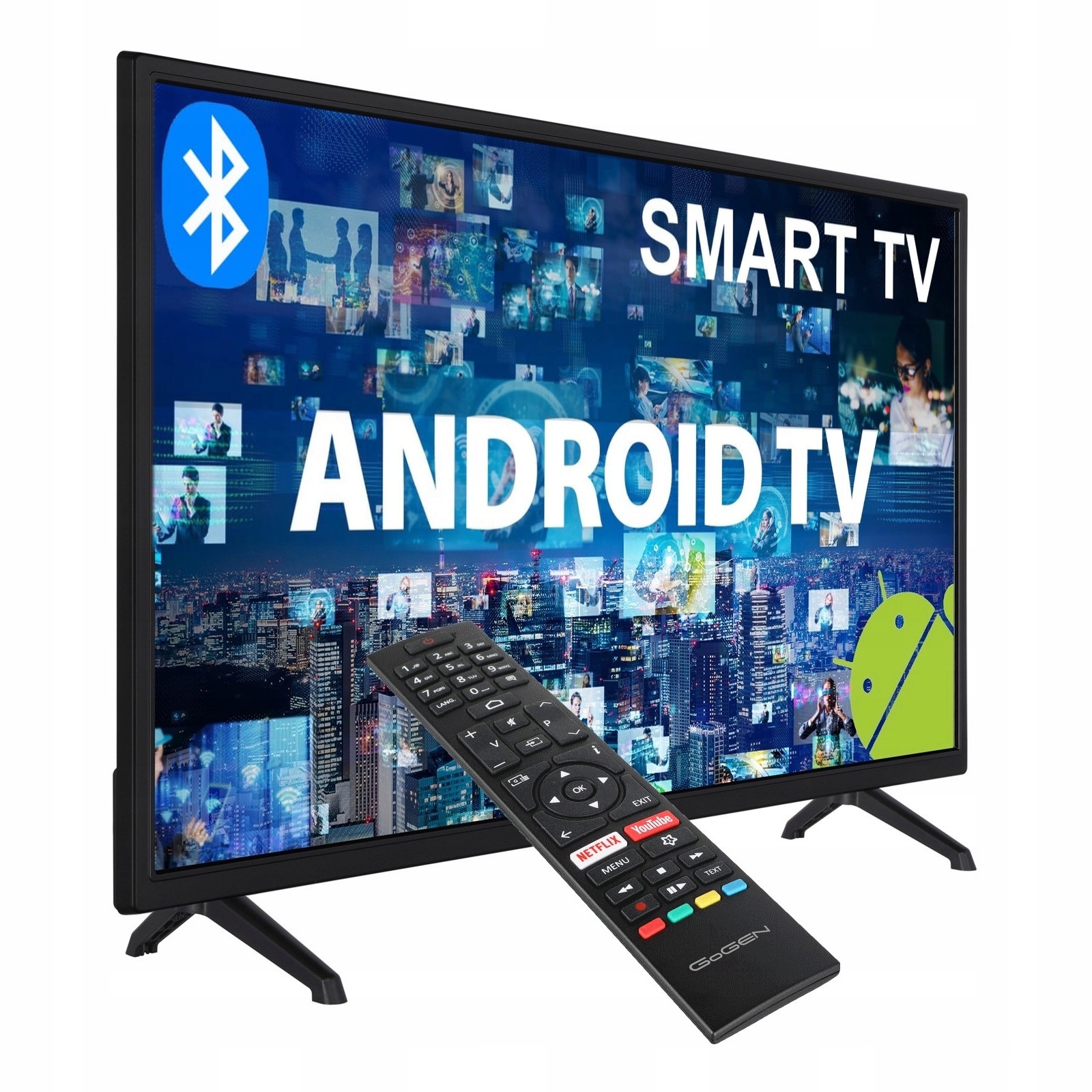 Telewizor SMART TV FHD 43 WiFi DVB-T2 HEVC Netflix