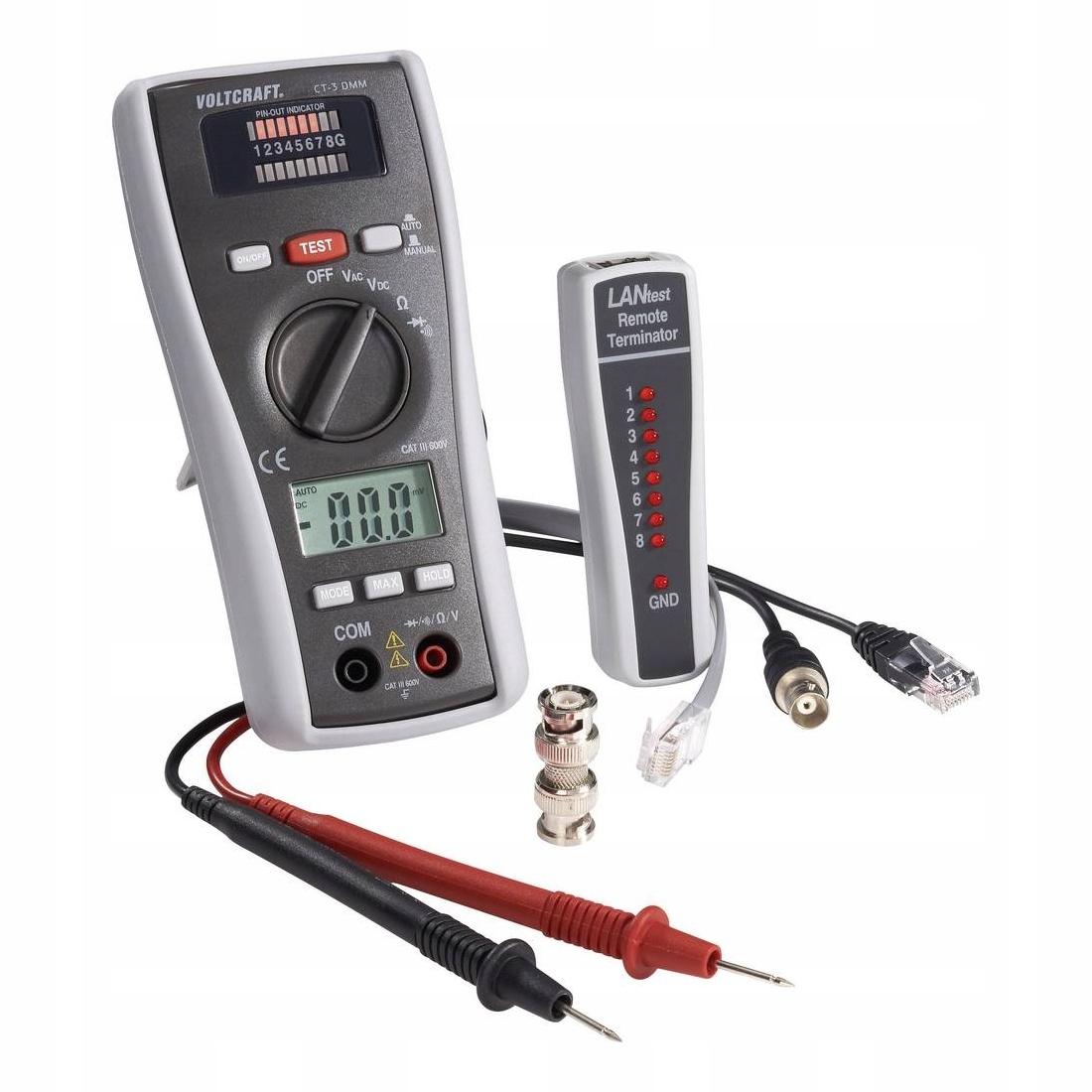 Tester kabli LAN tester sieci Multimetr