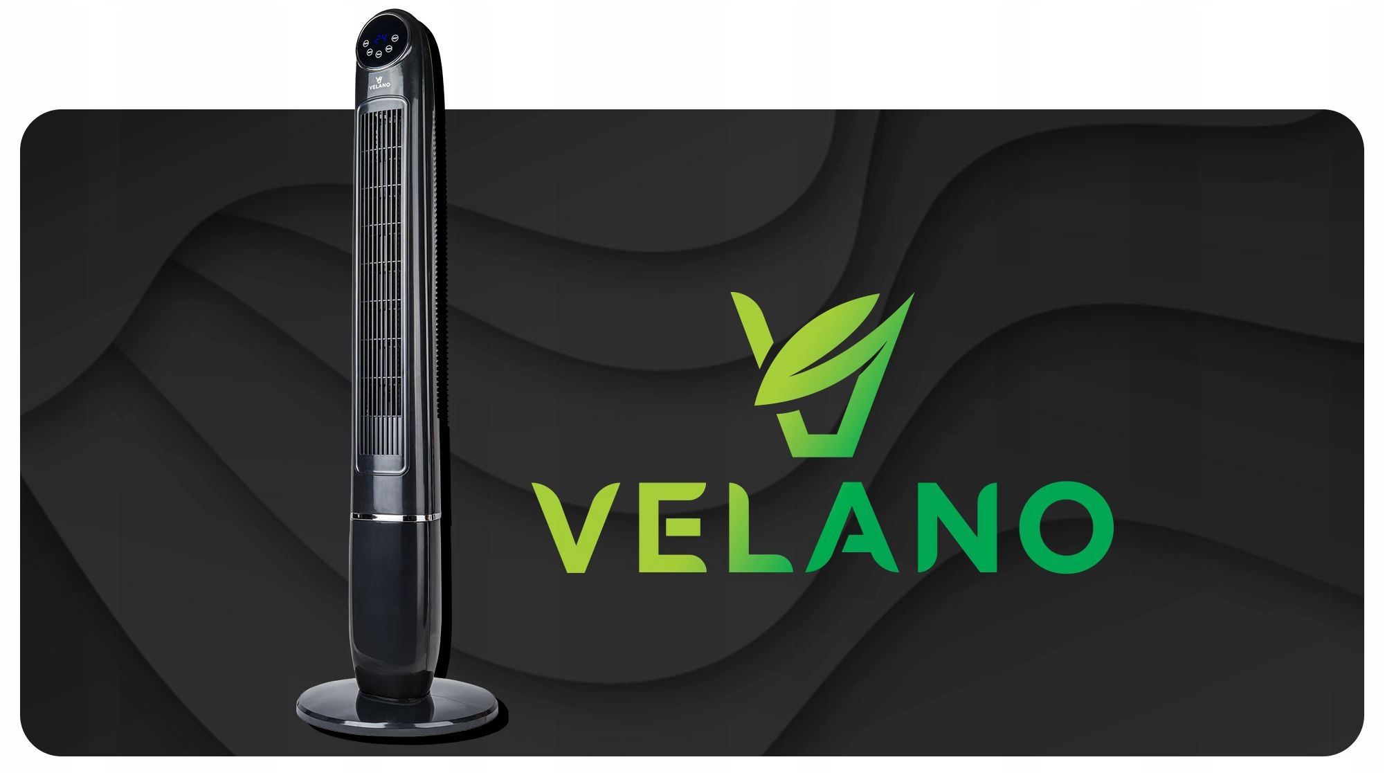 Wentylator PODŁOGOWY kolumnowy OSCYLACJA timer PILOT REGULACJA prędkości