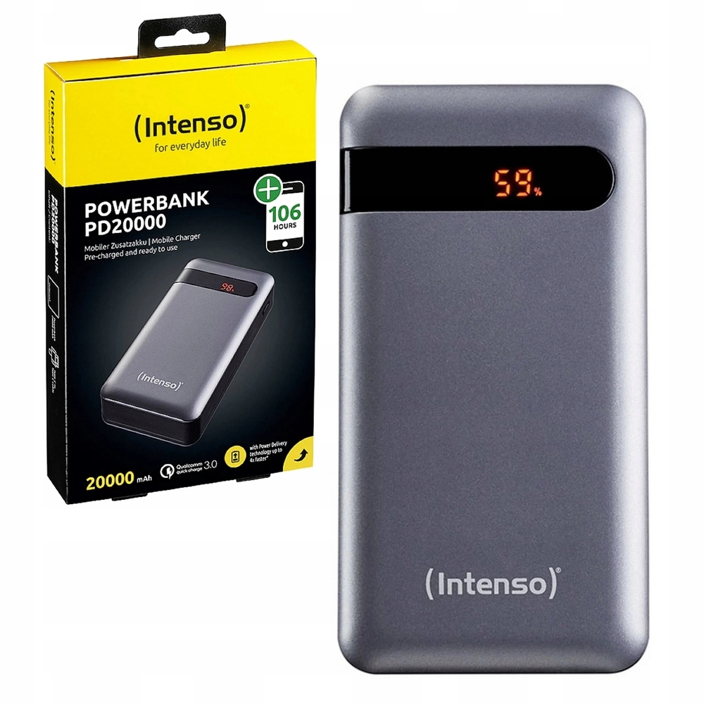 Powerbank 20000 mAh Quick Charge 3.0 Intenso