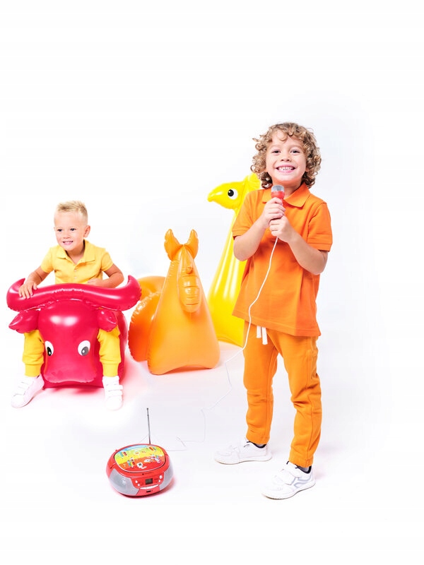 Boombox dla Dzieci CD Bluetooth USB MP3 MIKROFON