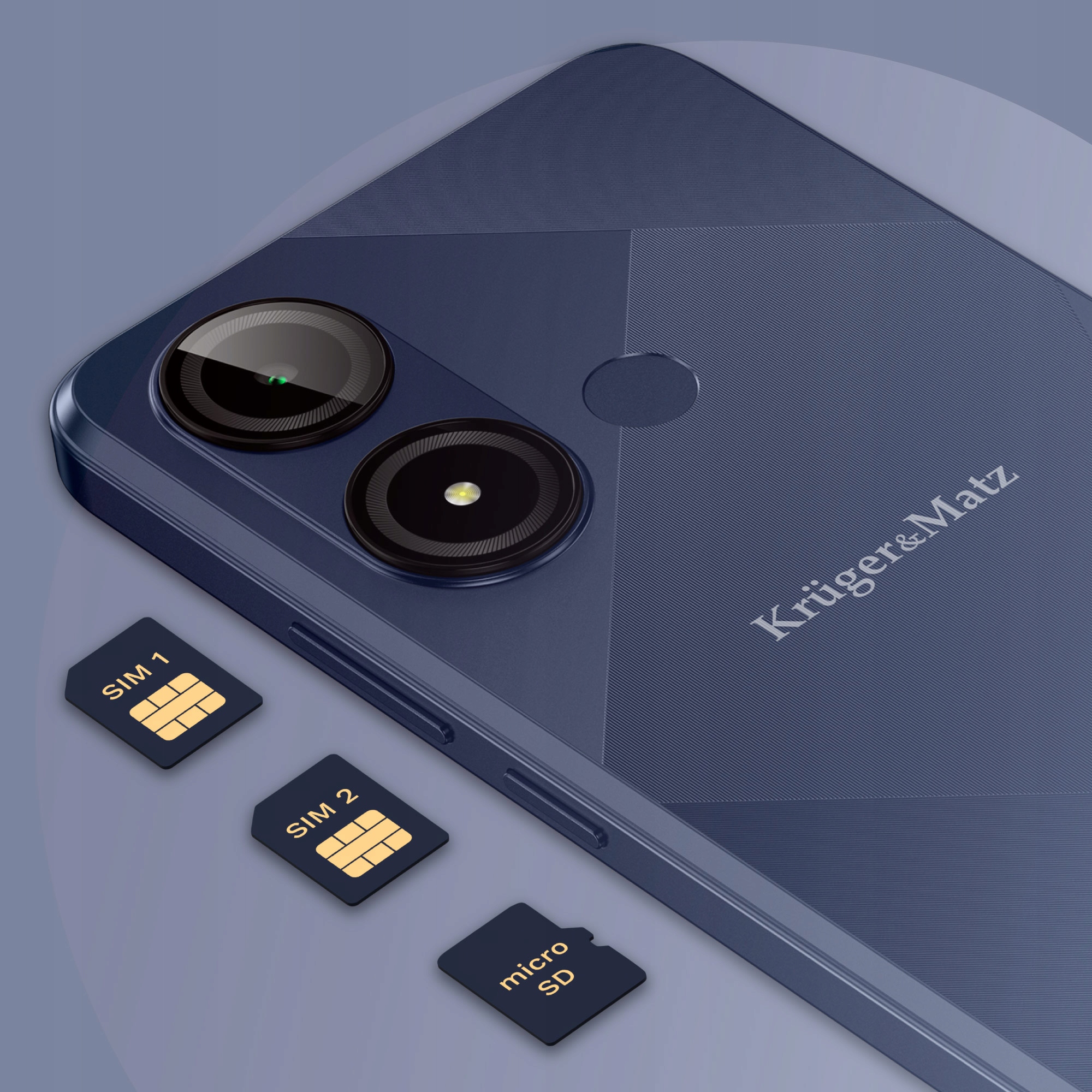 Smartfon Kruger&Matz FLOW 11 6,56" 4/64GB DualSIM 4000mAh LTE szary