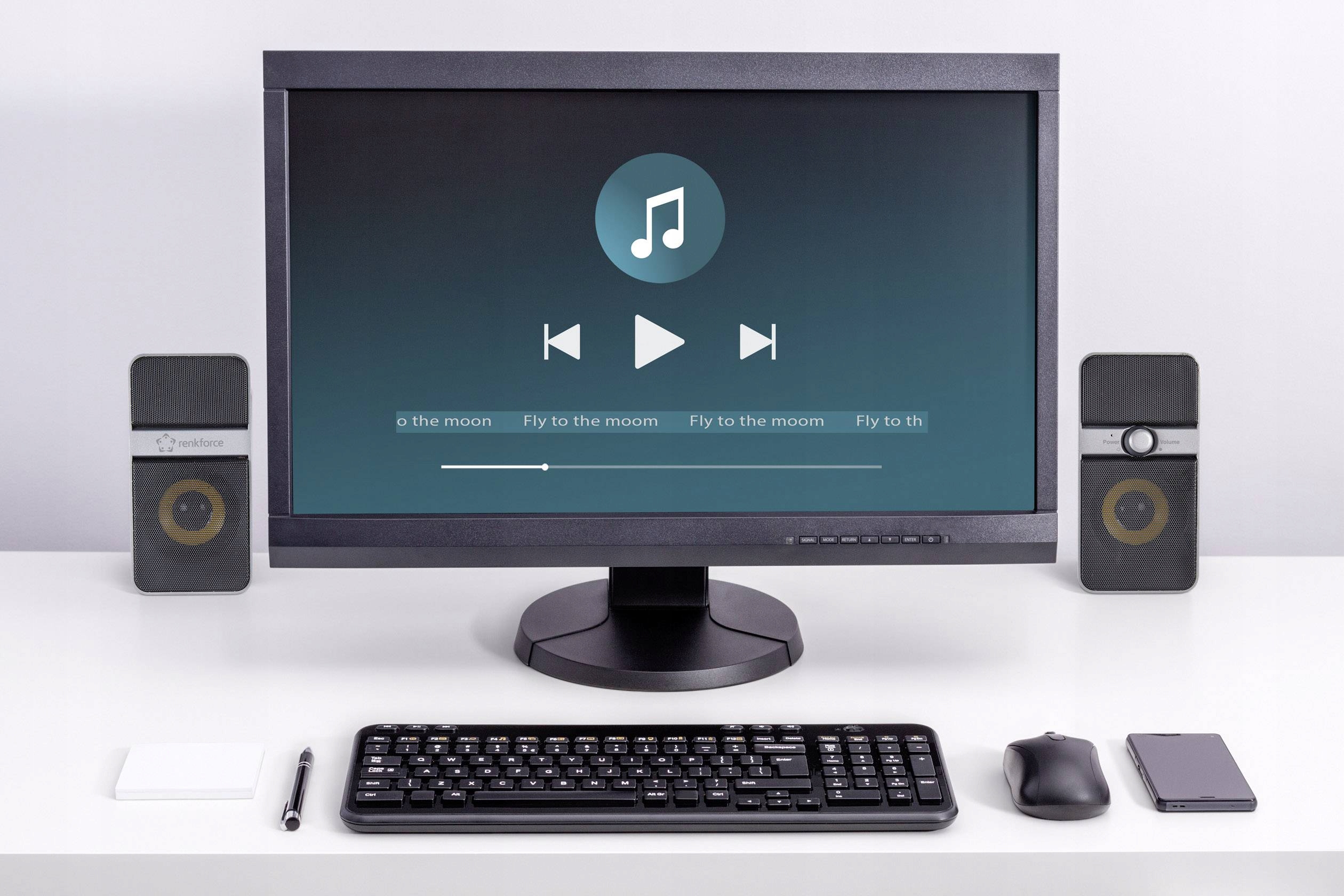 Głośniki Komputerowe 2.0 Bluetooth