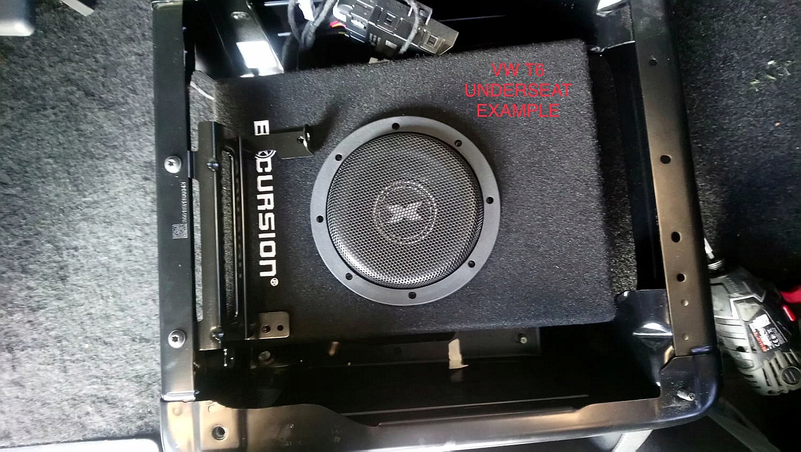 Subwoofer Excursion 165mm 600W Dwa Subwoofery