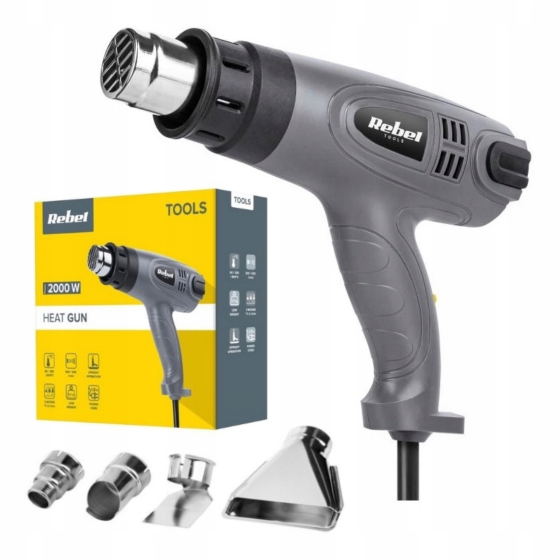 Opalarka na gorące powietrze 2000W reg temperatury