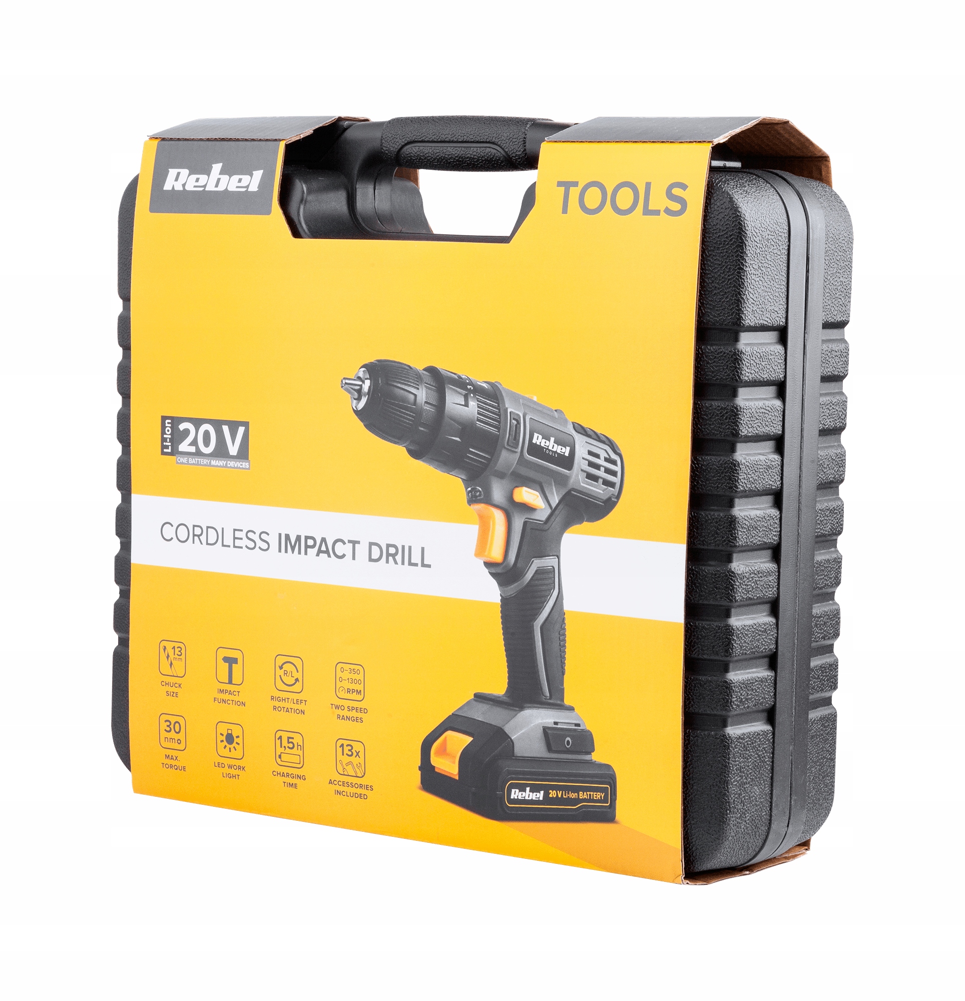 Wkrętarka akumulatorowa wiertarka UDAROWA 20V 2A