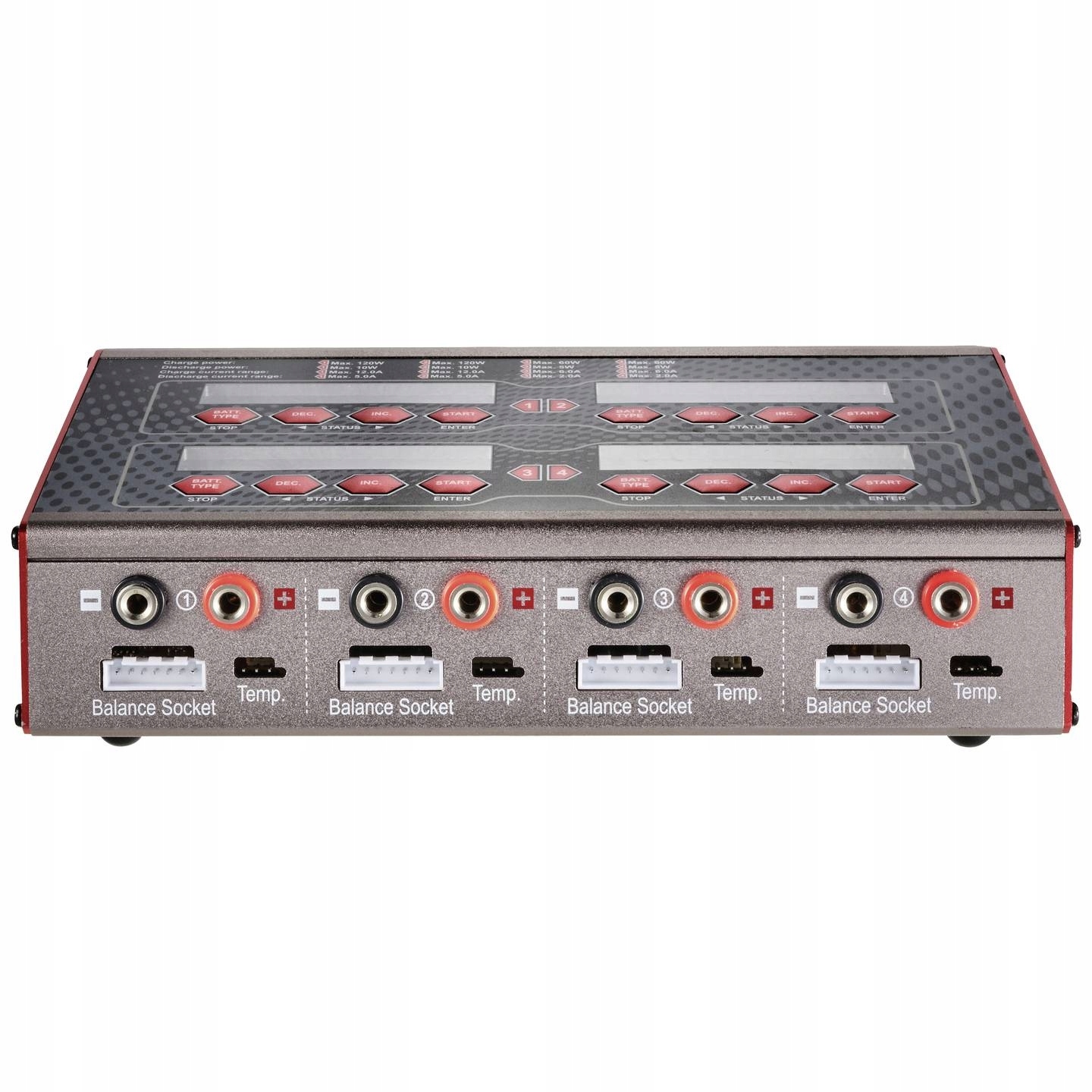 Ładowarka WIELOFUNKCYJNA do akumulatorów MODELARSKA 240W 4 wyjścia Reely