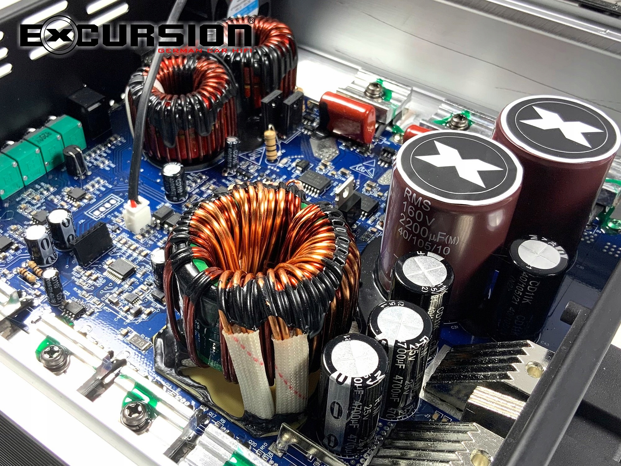 Wzmacniacz samochodowy monoblok Excursion 3500W