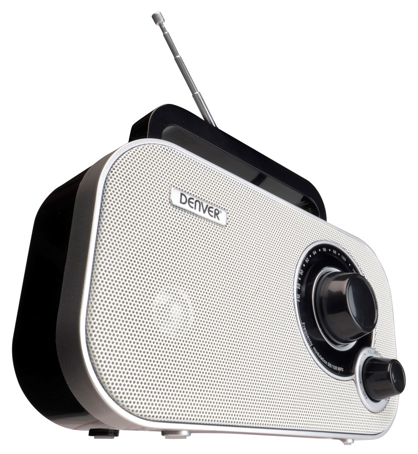 Radio FM kuchenne PRZENOŚNE sieciowo-bateryjne strojenie analogowe Denver