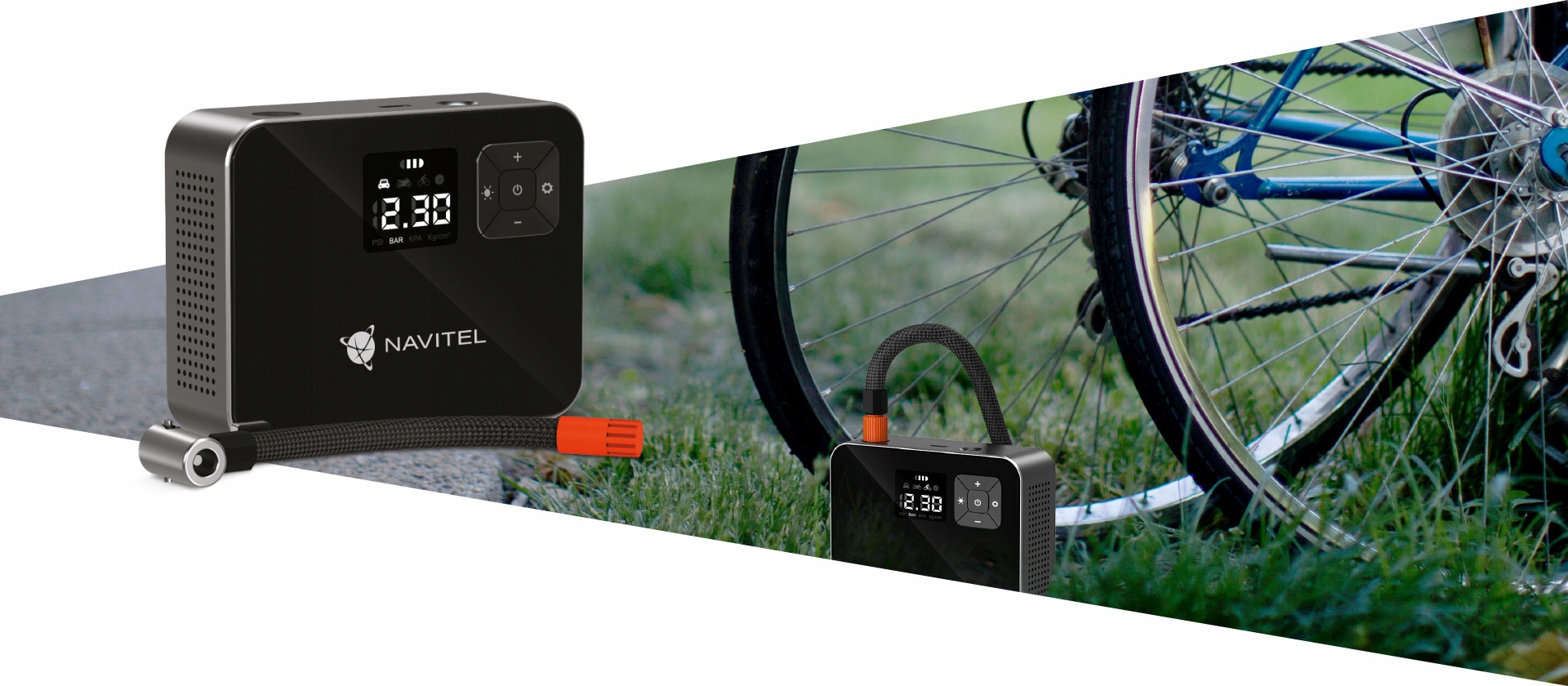 Kompresor do pompowania AKUMULATOROWY 8,27 bar