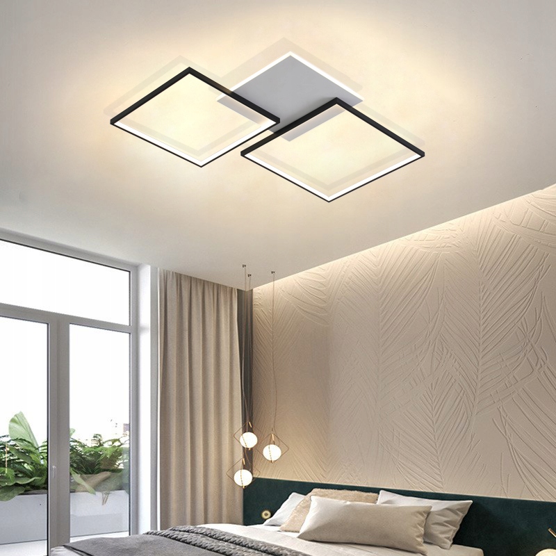 Lampa HELSINKI II sufit kwadrat żyrandol Smart Home LED Tuya Wobako