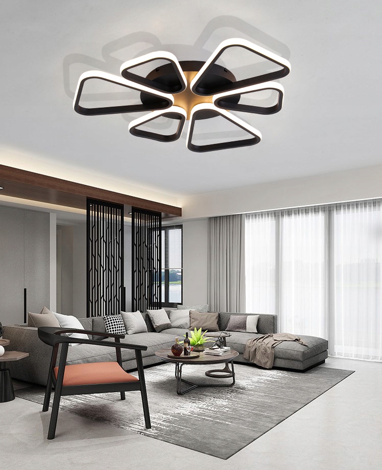 Lampa NICEA VI Wifi sufit PLAFON żyrandol 68cm LED Tuya Wobako