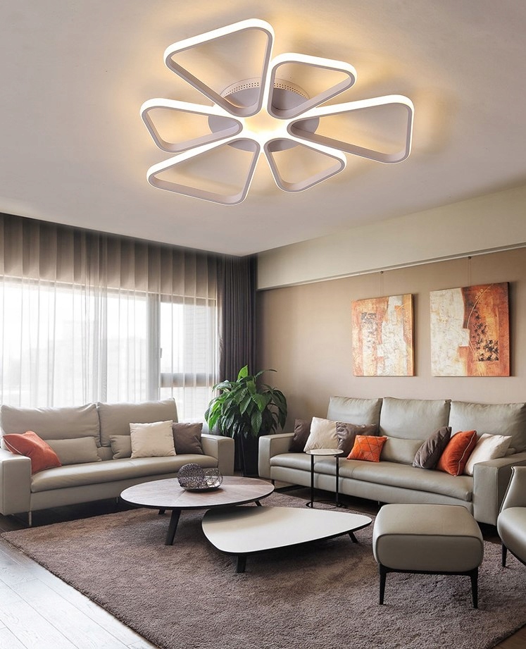 Lampa NICEA VI Wifi sufit PLAFON żyrandol 68cm LED Tuya Wobako