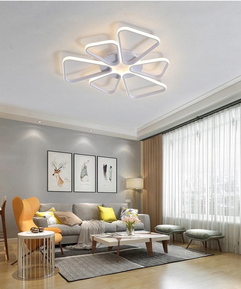 Lampa NICEA VI Wifi sufit PLAFON żyrandol 68cm LED Tuya Wobako