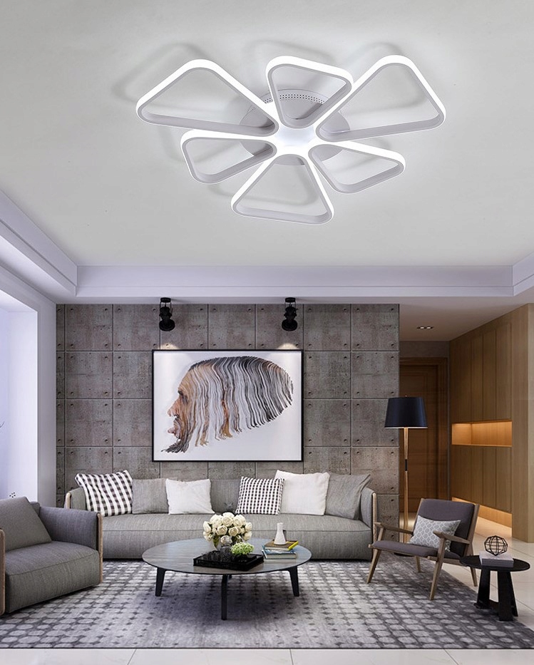 Lampa NICEA VI Wifi sufit PLAFON żyrandol 68cm LED Tuya Wobako