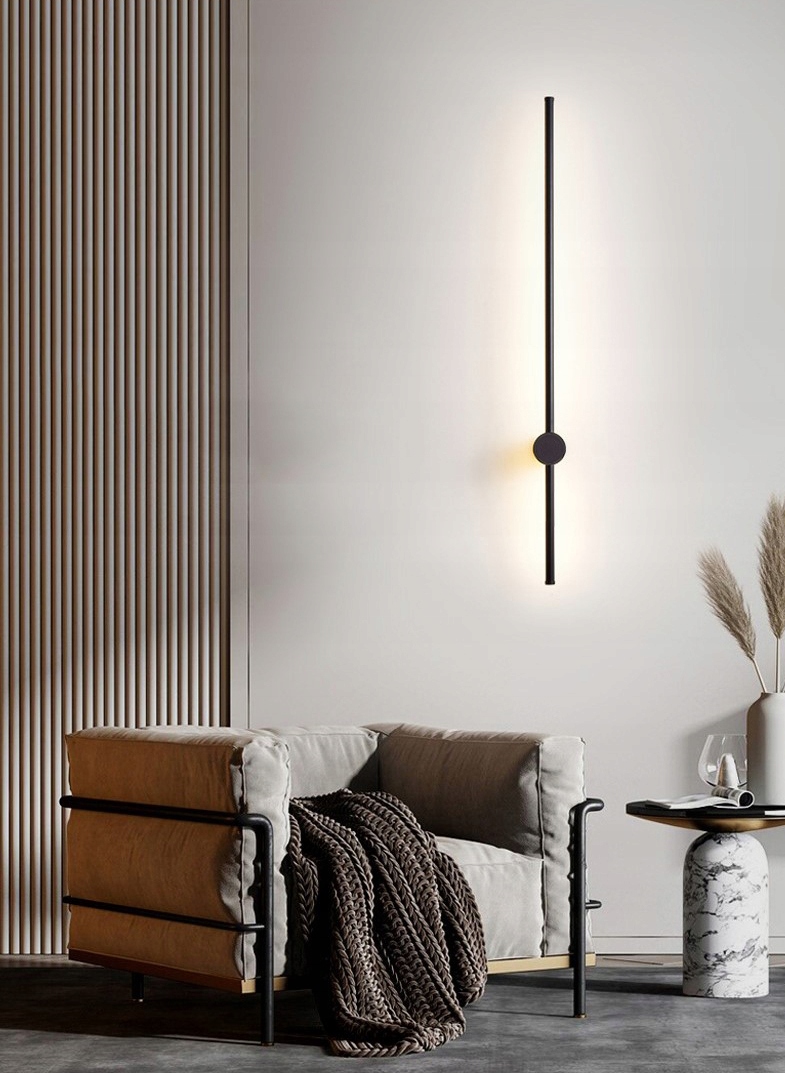 Nowoczesna lampa ścienna LIZBONA II kinkiet LED12W 90cm Wobako