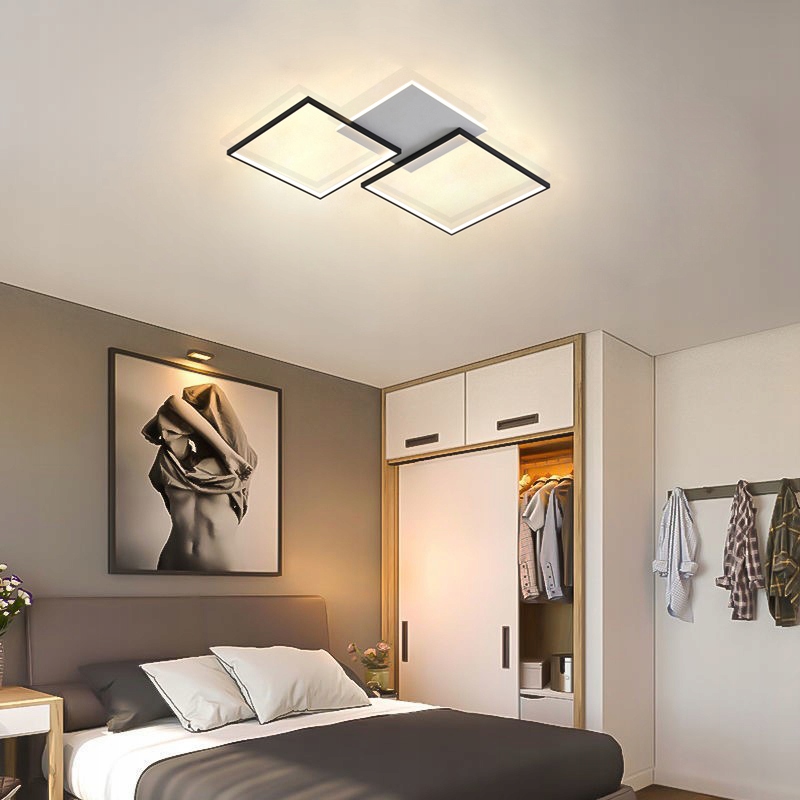 Lampa HELSINKI II sufit kwadrat żyrandol Smart Home LED Tuya Wobako