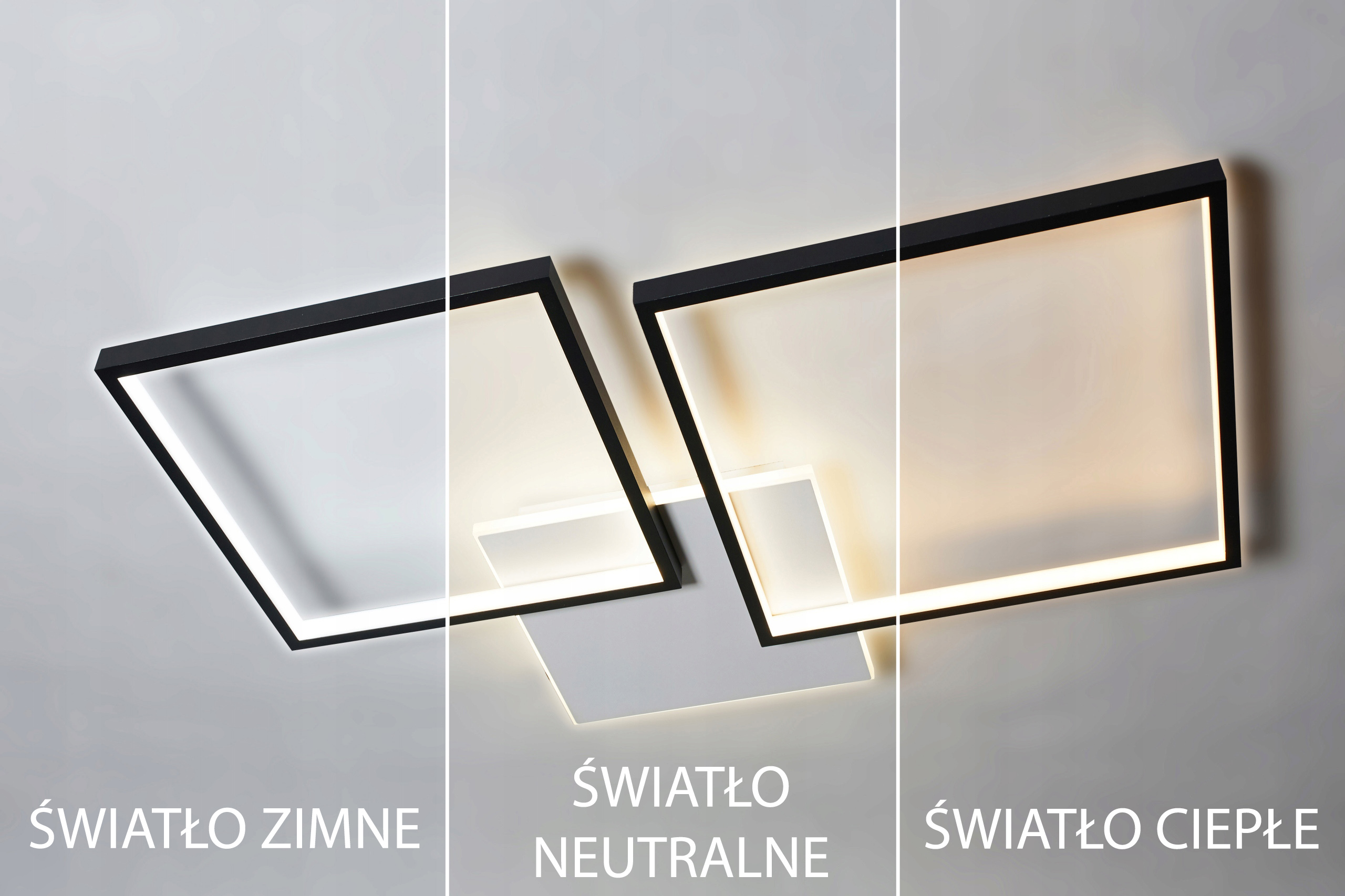 Lampa HELSINKI II sufit kwadrat żyrandol Smart Home LED Tuya Wobako