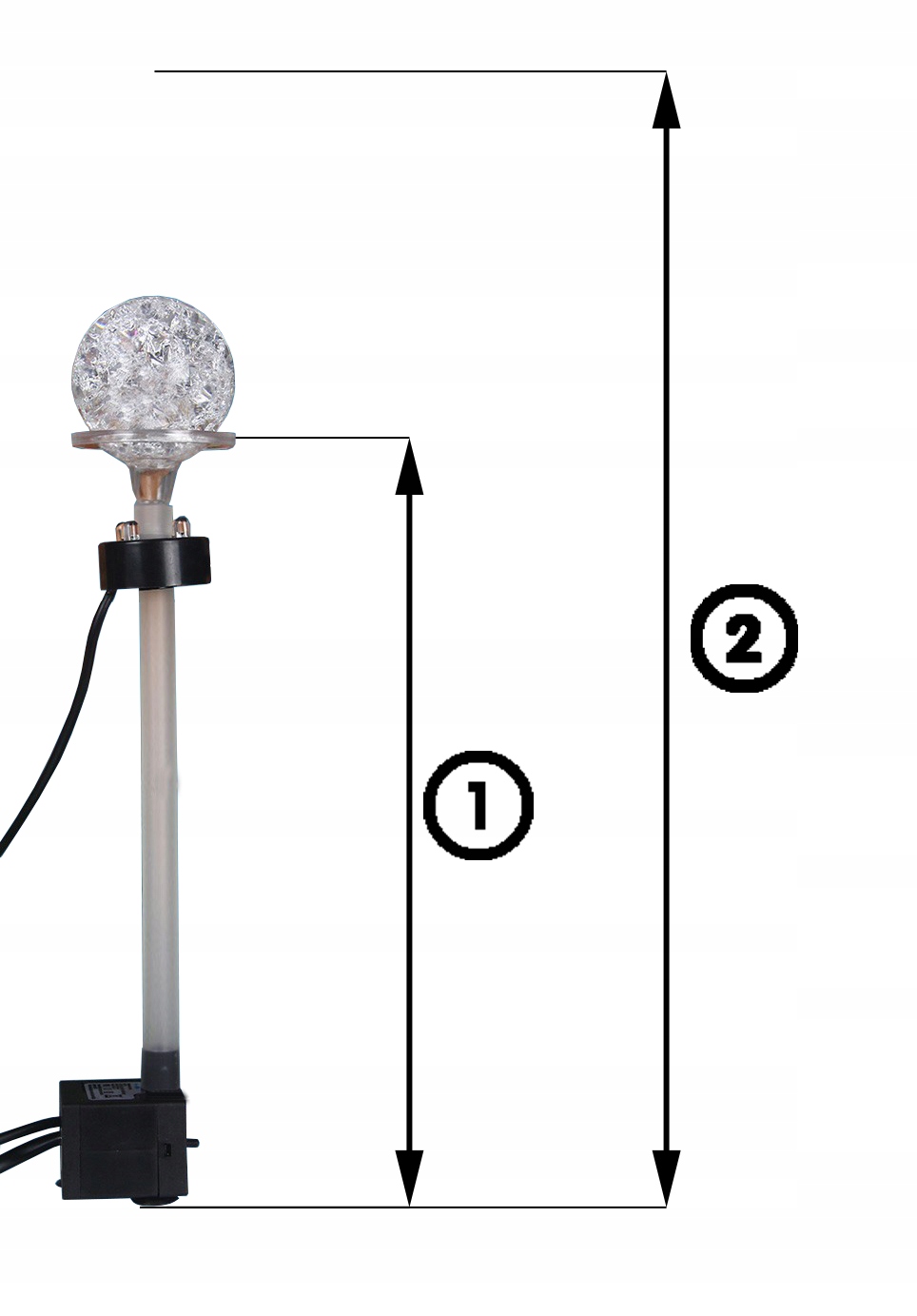 POMPKA DO FONTANNY H=150cm KULA WĄŻ GENERATOR MGŁY