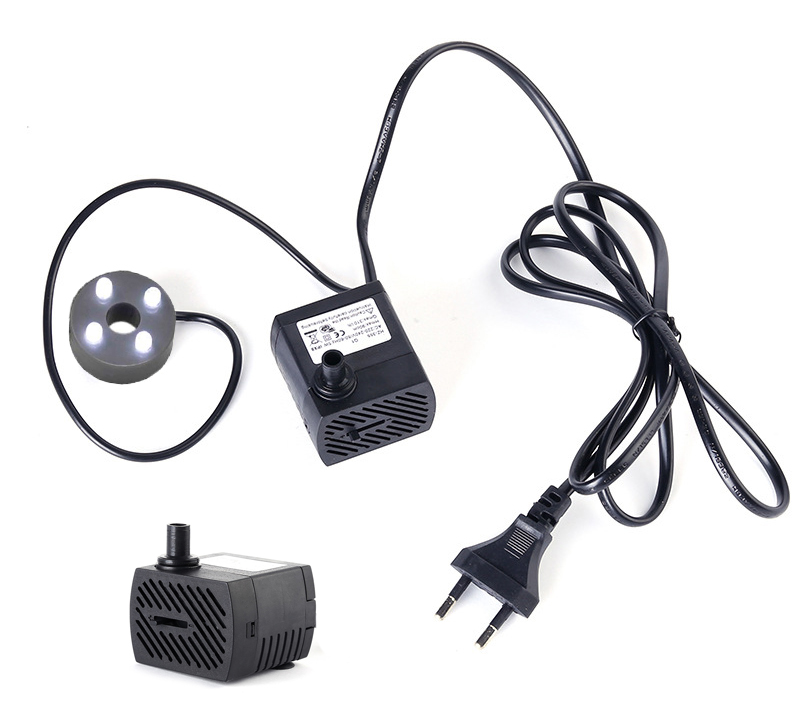 Pompka do Fontann z Regulacją Przepływu i Oświetleniem LED - 180 l/h, 50 cm