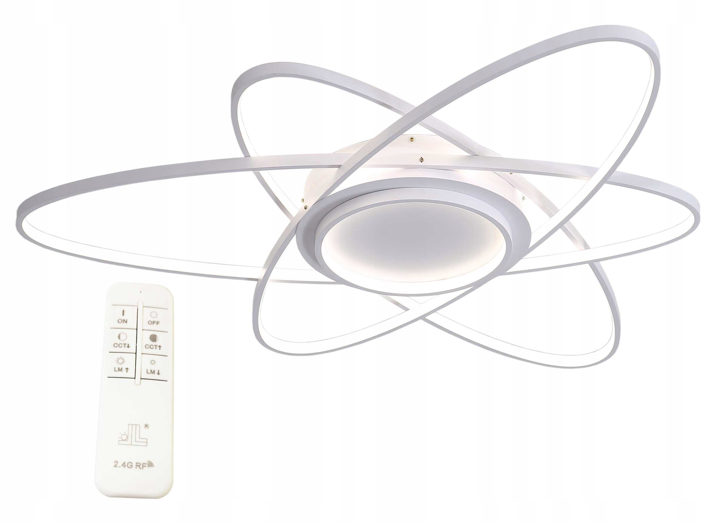 Nowoczesna futurystyczna lampa LED Orbit II Wobako zdalne sterowanie