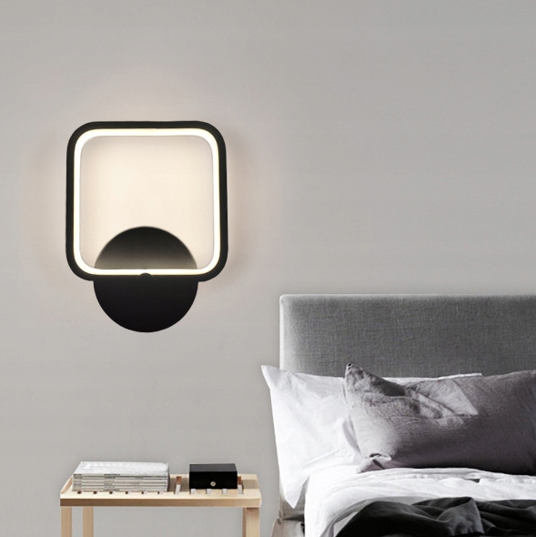 Minimalistyczny kinkiet LED Wobako Fabio 20W prostokąt