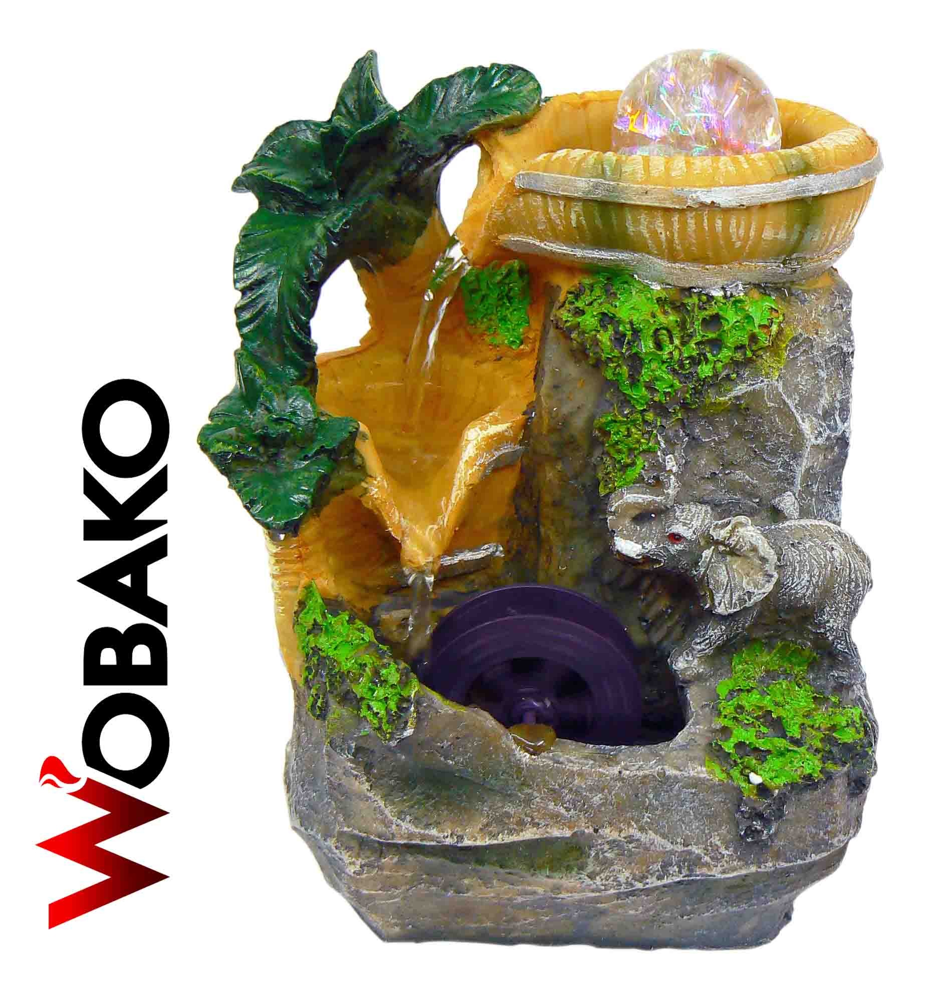 Pompka do Fontann z Regulacją Przepływu i Oświetleniem LED - 180 l/h, 50 cm