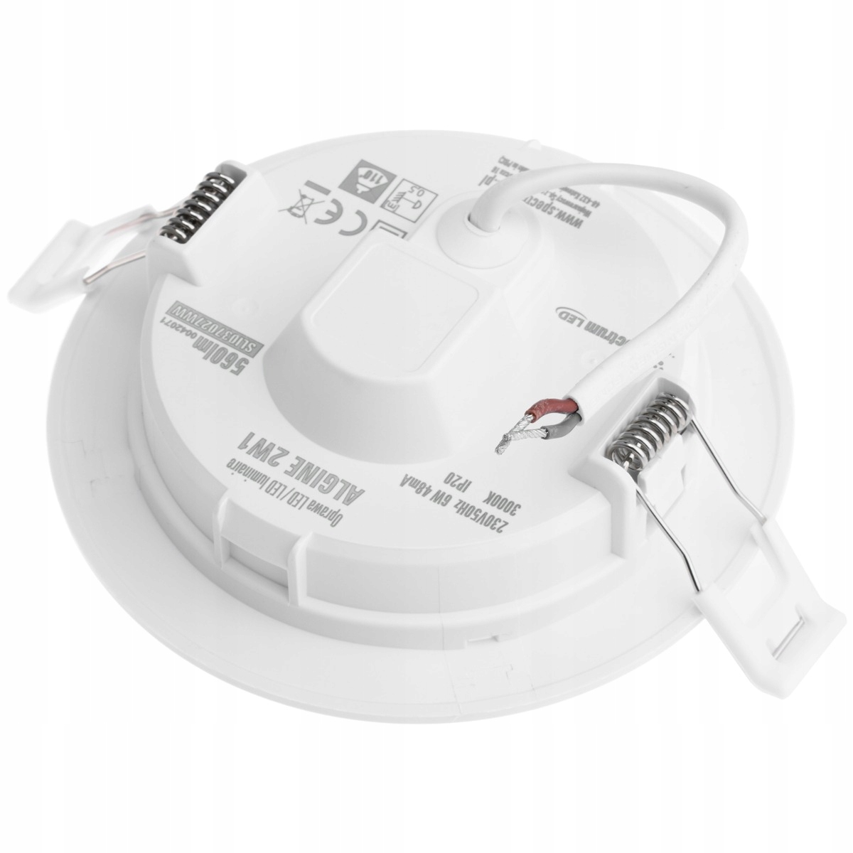 Oprawa Natynkowa Podtynkowa Panel LED 6W 4000K Neutralna IP20 11,5cm