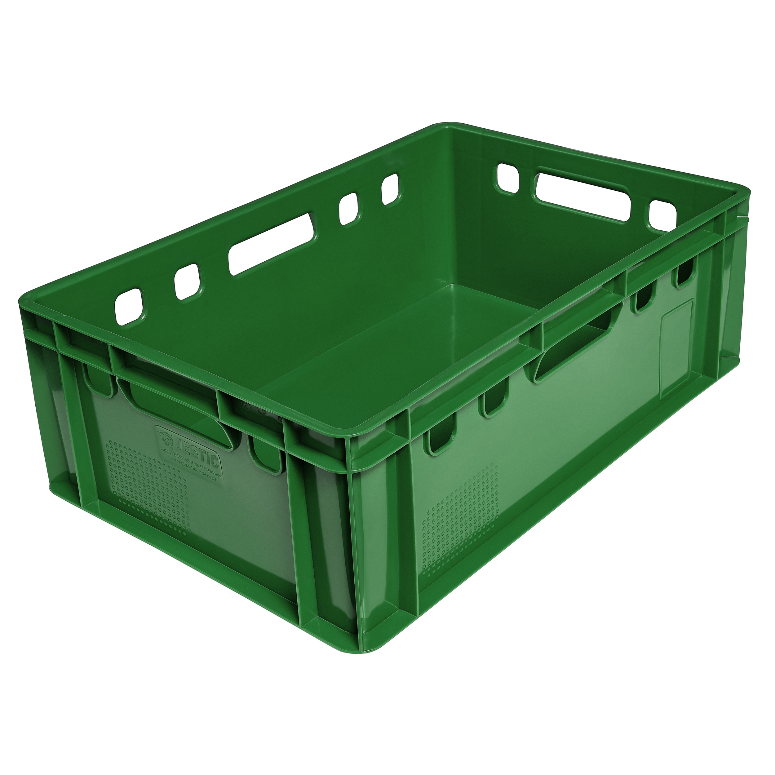 Skrzynka zielona E2 Jestic pojemnik spożywczy na wędliny mięso + atest