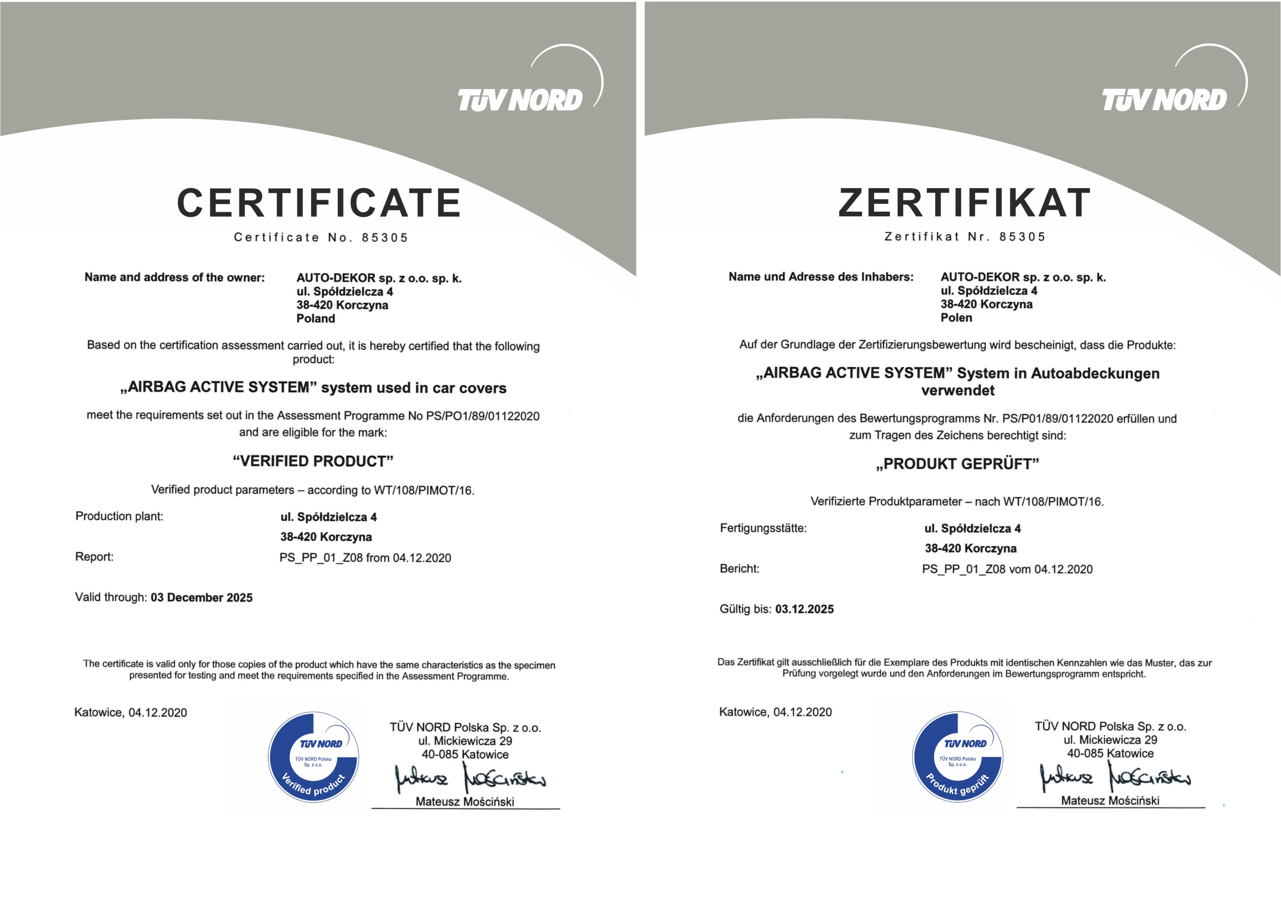 Pokrowce samochodowe na fotele komplet pokrowców na siedzenia Mazda CX-3