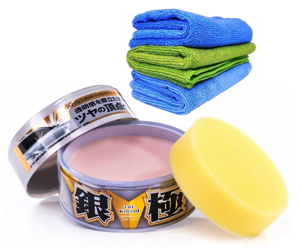 Soft99 Kiwami Wax Silver Light + 3 Mikrofibry