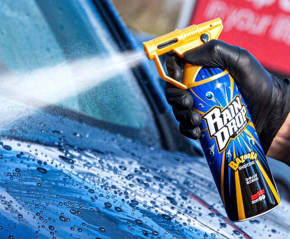 Soft99 Rain Drop Bazooka + 3 Mikrofibry