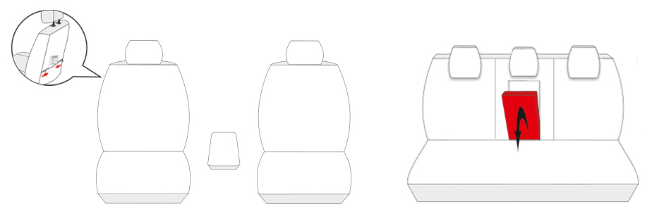 Pokrowce na fotele samochodowe szyte na miarę do Hyundai Tucson IV od 2020