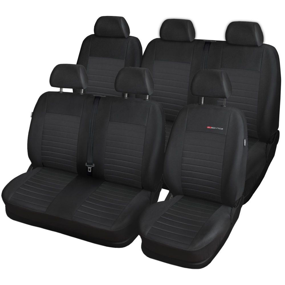 Pokrowce na fotele szyte na miarę do VW T-6 BUS 6-os. (1+2, 2+1) 2015-