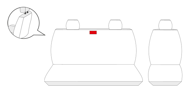 Pokrowce na miarę 2+1 do Boxer Ducato Jumper Master Sprinter Movano LT