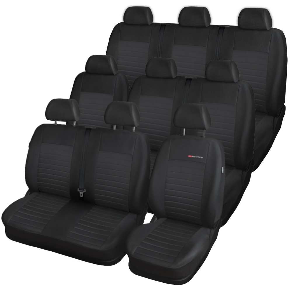 Pokrowce na fotele na miarę do Renault Trafic III Opel Vivaro B II 9-os.