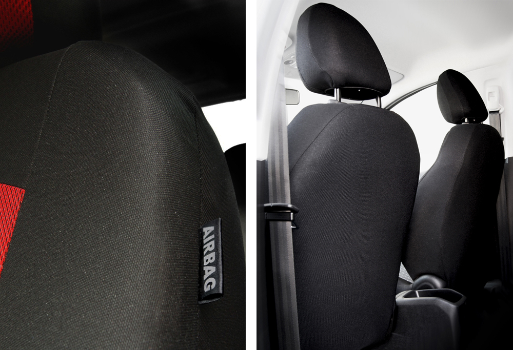 Uniwersalne pokrowce samochodowe SPORT LINE Czerwone do LEXUS GS