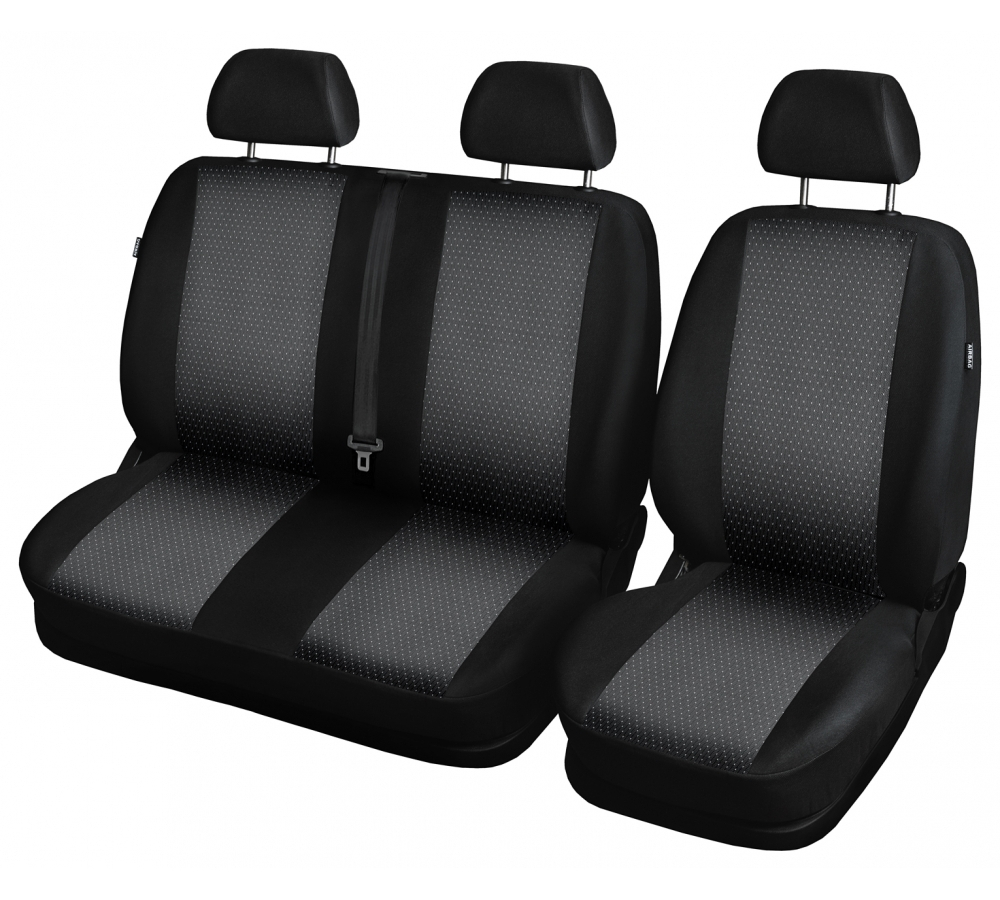 Pokrowce na fotele szyte na miarę PRZÓD do Ford Transit Custom od 2014