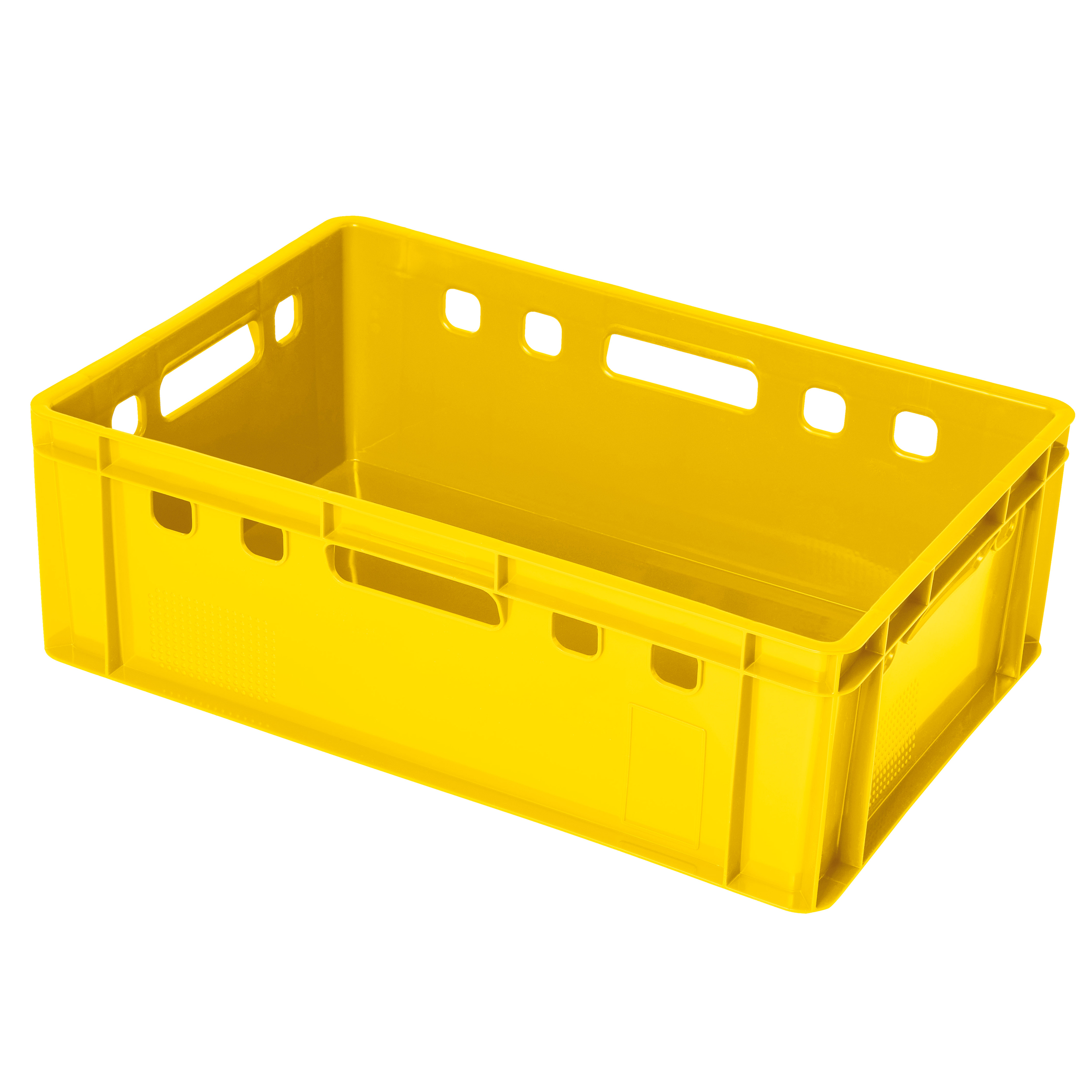 Skrzynka żółta E2 Jestic pojemnik spożywczy na wędliny mięso + atest