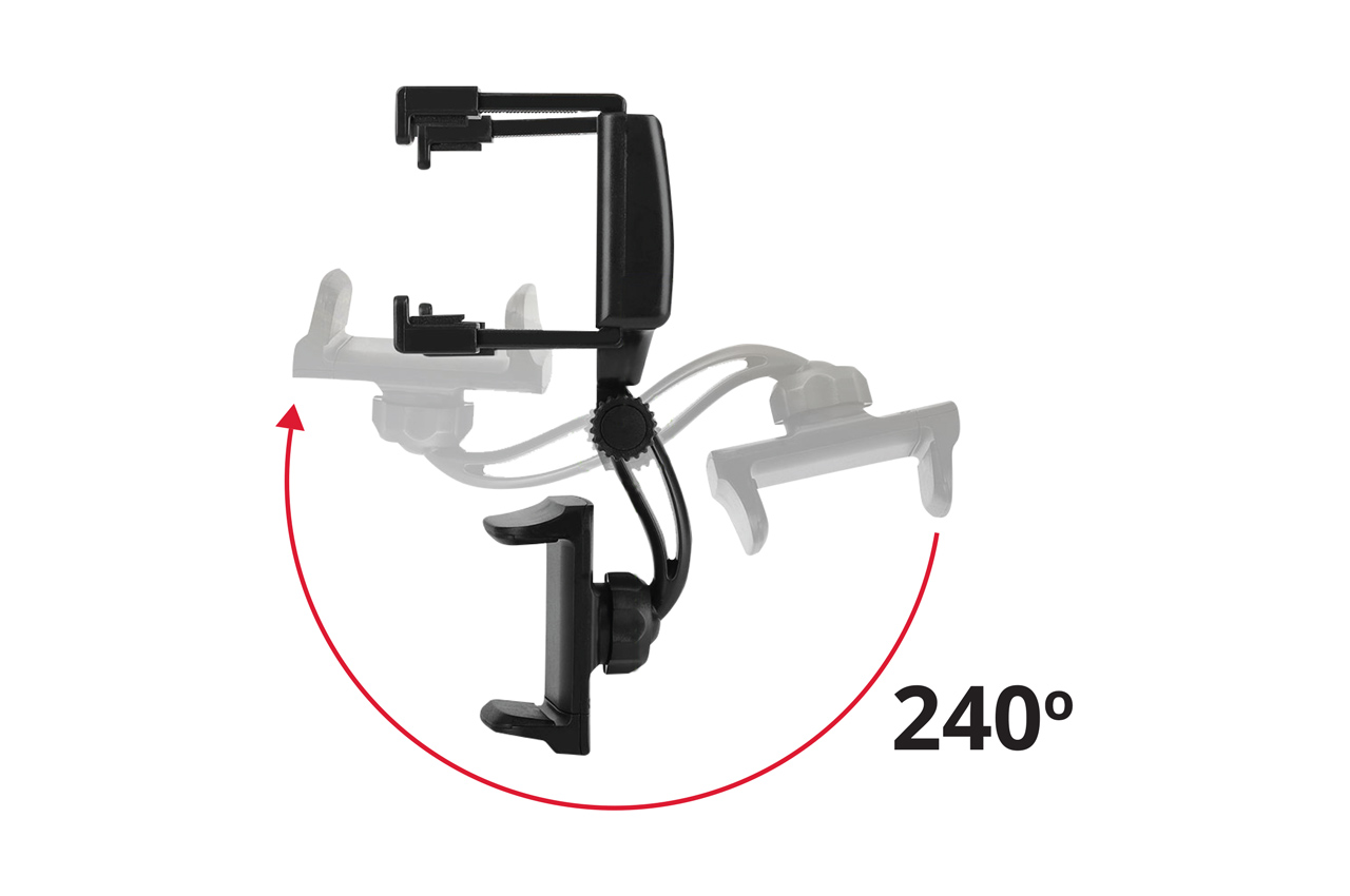 Uchwyt na telefon na lusterko wsteczne samochodu