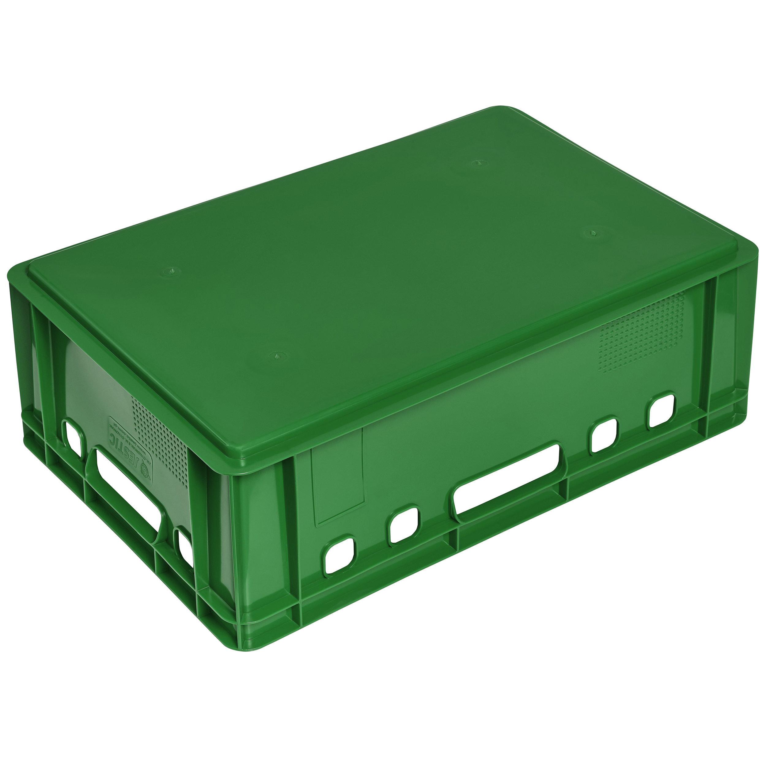 Skrzynka zielona E2 Jestic pojemnik spożywczy na wędliny mięso + atest