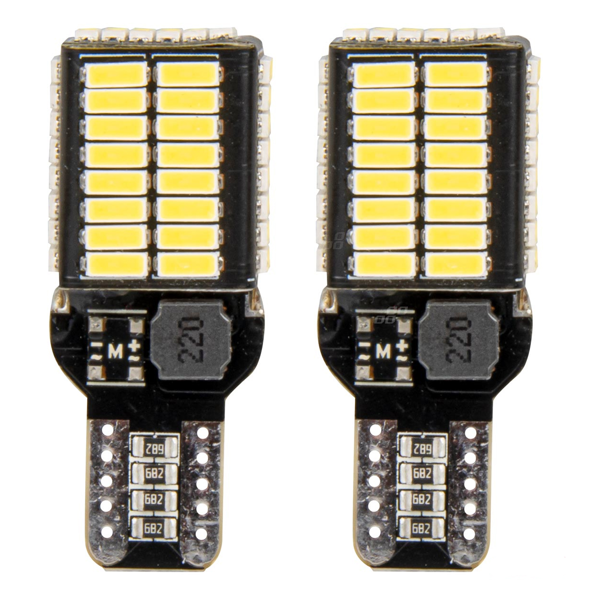 Żarówki LED Amio 03724 W16W 21W 54x4014 SMD CANBUS White 12V/24V 2 sztuki