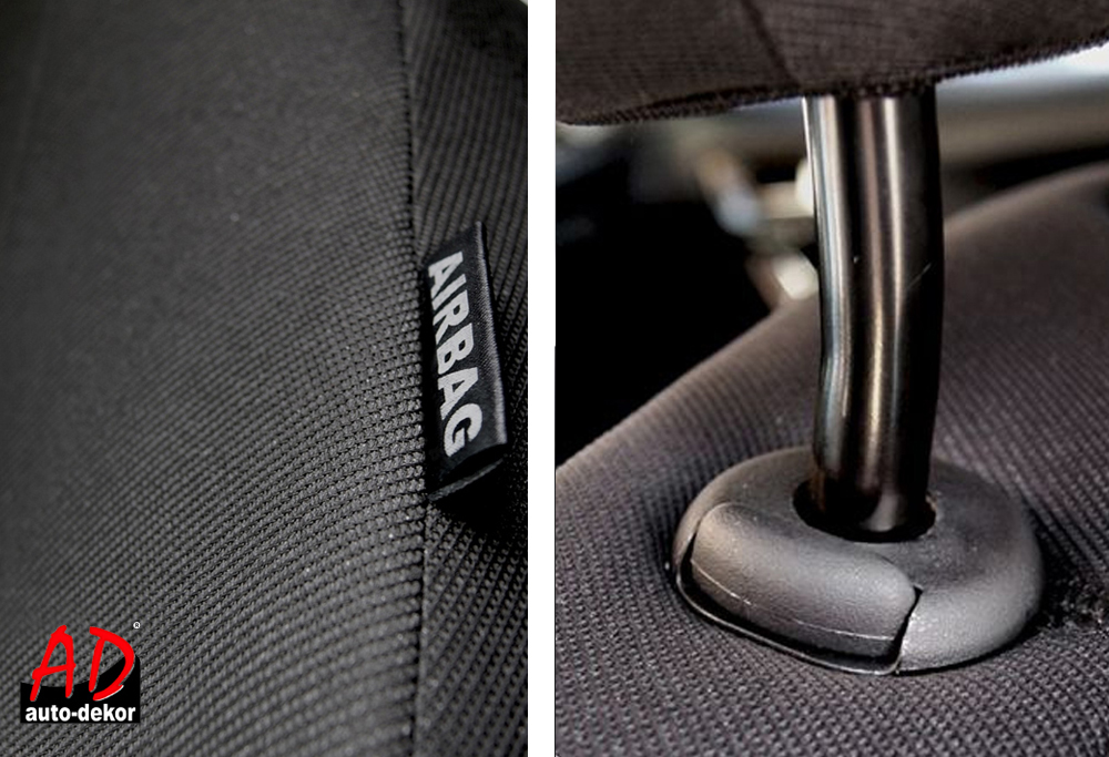 Uniwersalne skórzane pokrowce MODERN MP-2 SZARE do AUDI A6 C4 C5 C6 C7 C8