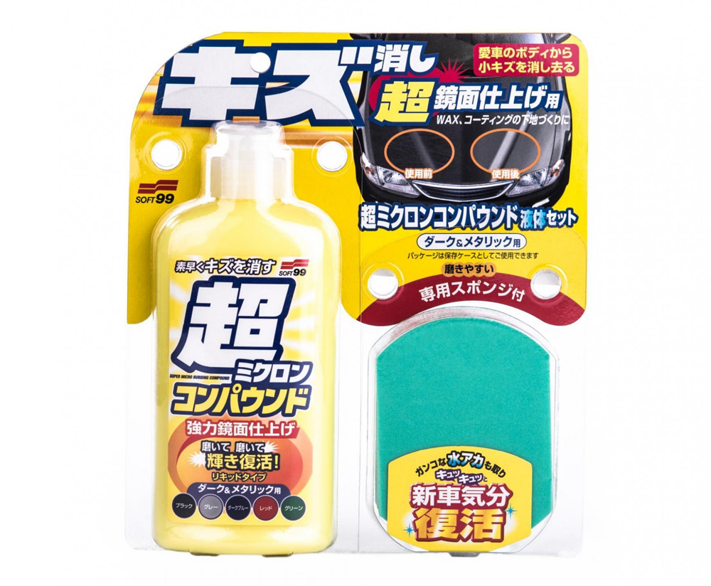 Soft99 Micro Liquid Compound Dark Glinka Cleaner